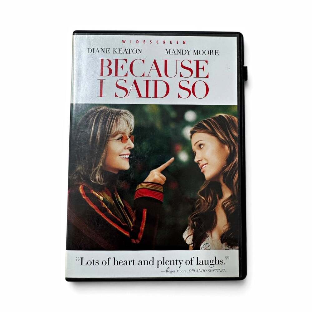 Because I Said So DVD 2007 Universal Widescreen PG-13 Diane Keaton Mandy Moore